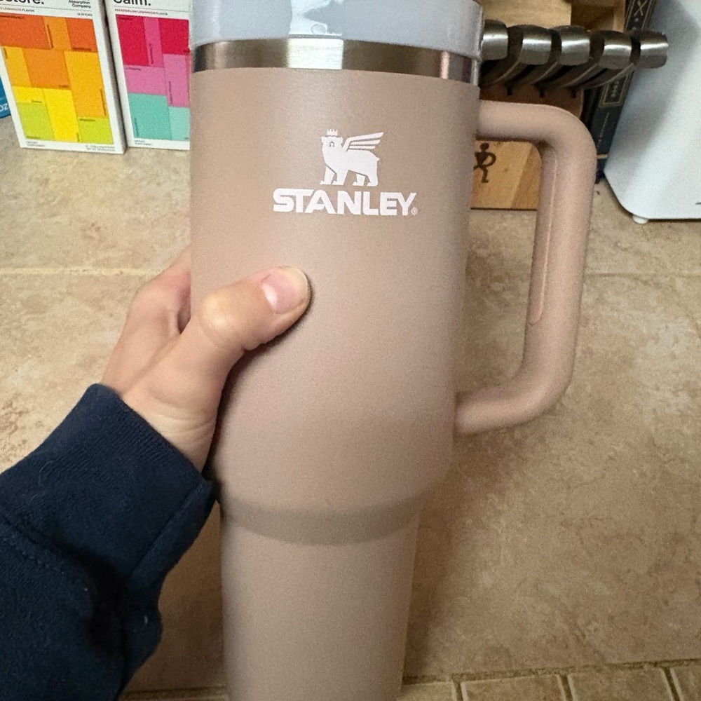 Stanley Sand-Colored Mug with Handle